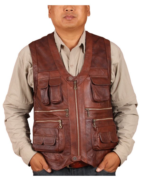 Hollywood Style Waistcoat For Men Casual Jacket in...